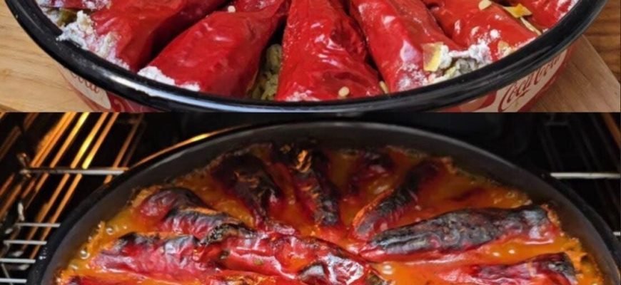 Ardei uscați umpluți de post