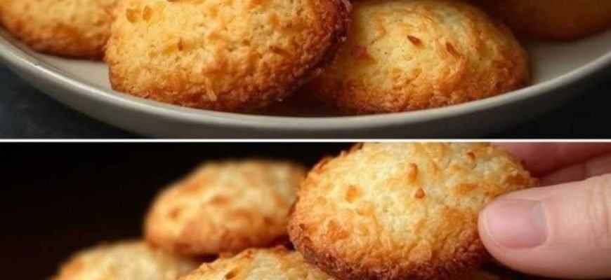 Biscuiți cu cocos în 5 minute care au cucerit internetul