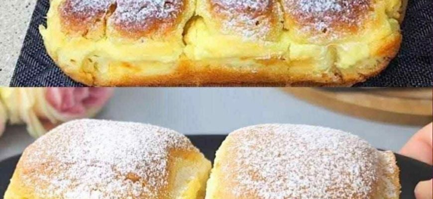 Coptură cu brânză cremoasă și blat pufos