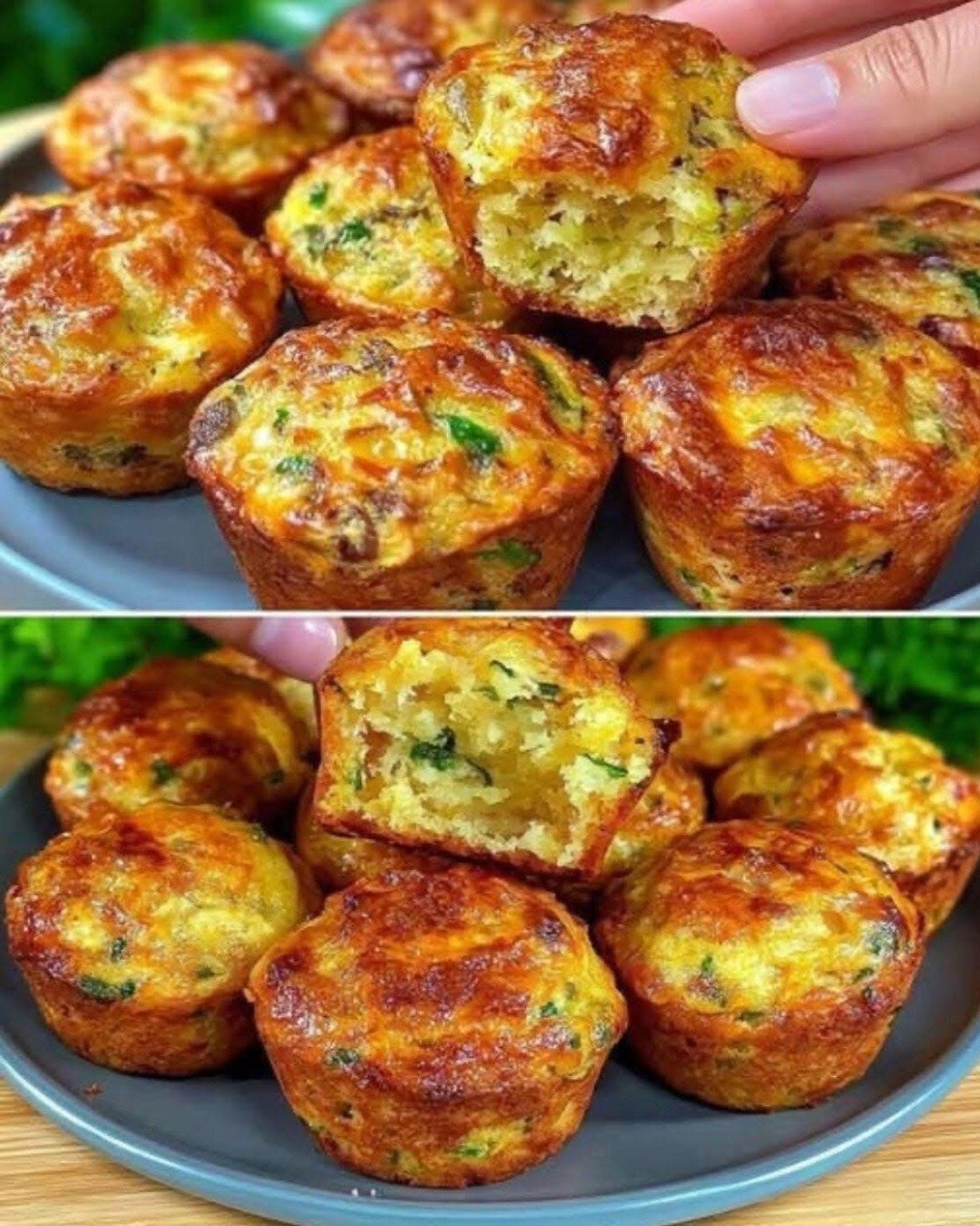 Delicioase Brioșe Sărate cu Dovlecei – Ușor de Făcut! Delicioase Brioșe Sărate cu Dovlecei – Ușor de Făcut!