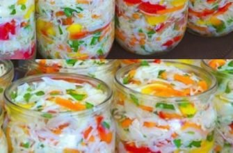 Varză murată colorată