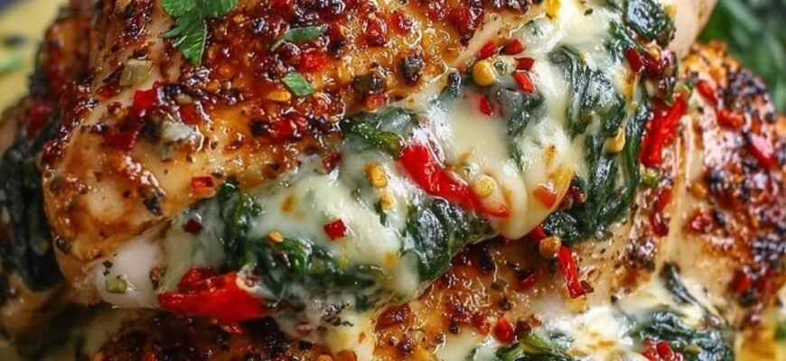 7 motive pentru care pieptul de pui umplut cu ardei copt