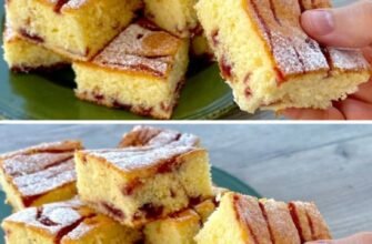 prăjitura pufoasă cu gem