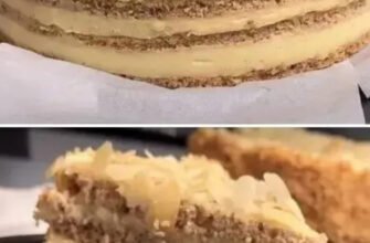 Tort cu nuci și cremă plombyr