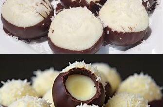 Biluțe de ciocolată cu cocos în 5 minute