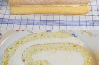 Ruladă din Pandișpan cu Cremă de Lămâie