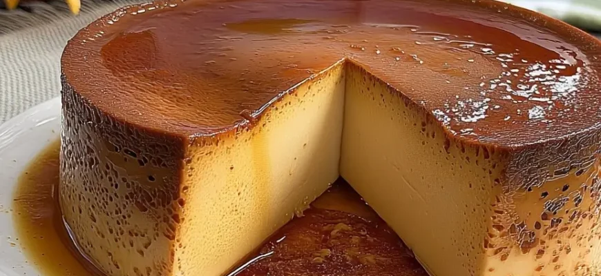 Flan de Brânză de Casă