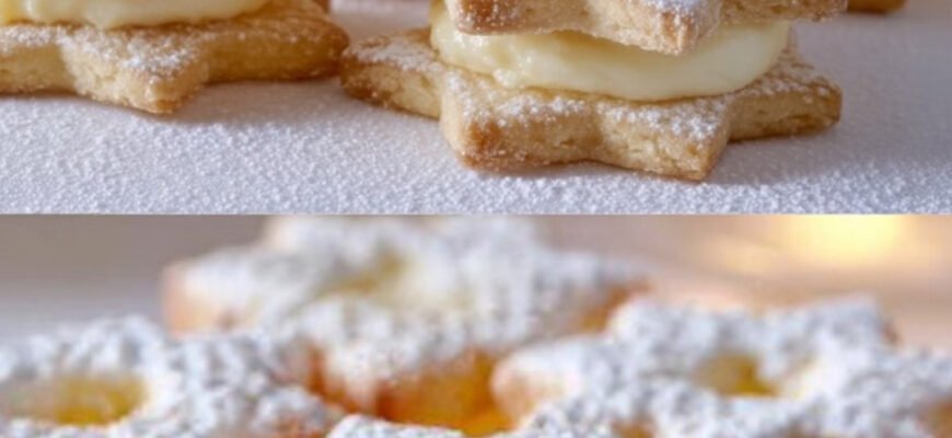 Fursecuri fragede cu cremă de ou cu alcool