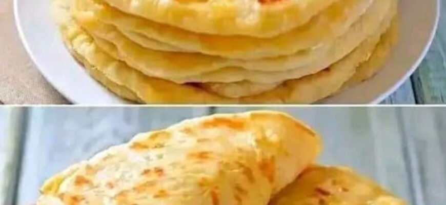 Pâine Plată de Casă cu Pătrunjel