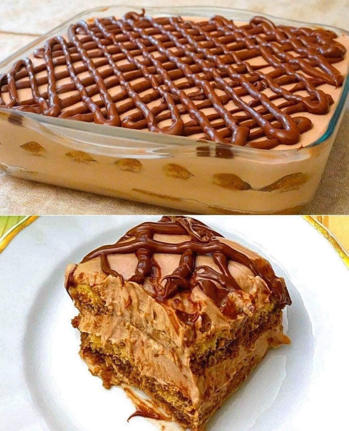 Tiramisu cu Nutella fără ouă Tiramisu cu Nutella fără ouă
