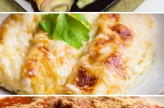 Caneloni din foi de plăcintă cu șuncă și cașcaval