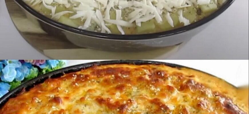 Musaca cu cartofi, carne și legume