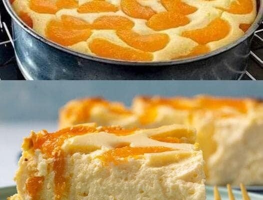 Prăjitură cu brânză de vaci fără blat