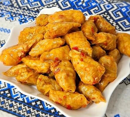 Sarmale cu varză proaspătă