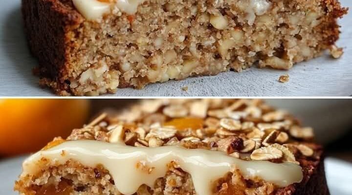 Tartă de Ovăz Fără Făină și Zahăr cu Mere și Morcov