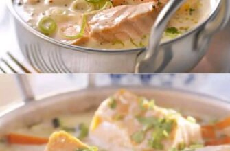 Tocăniță cremoasă de somon cu sos alb și legume