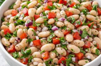 Salată de fasole de post