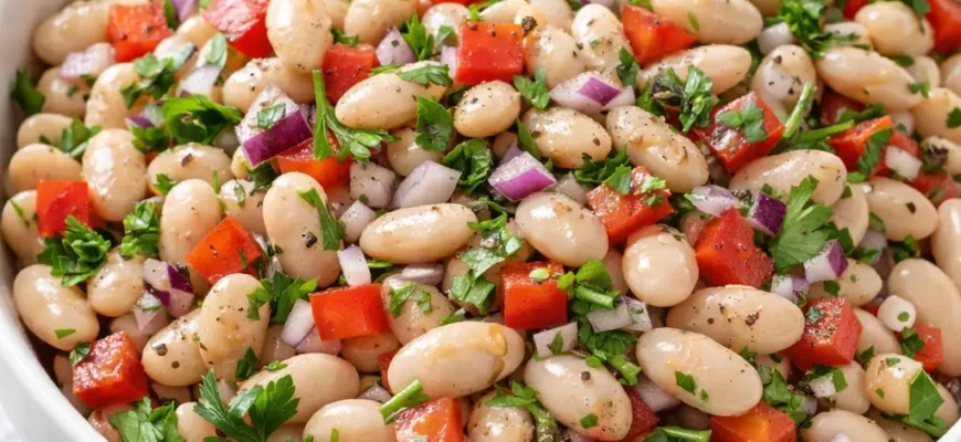 Salată de fasole de post