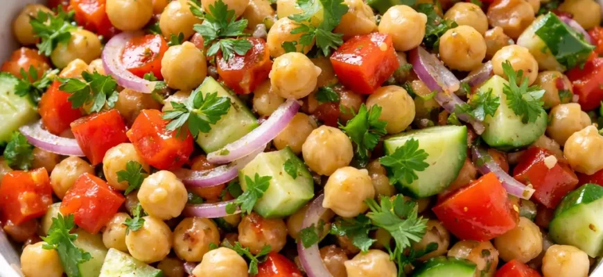 Salată de năut de post