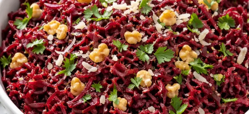 Salată de sfeclă roșie de post