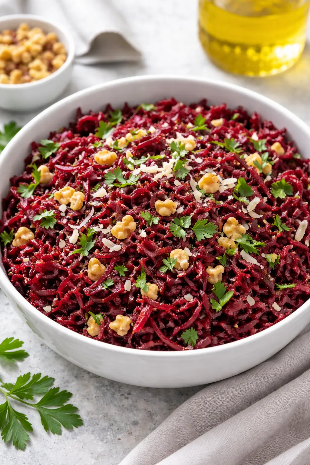 Salată de sfeclă roșie de post Salată de sfeclă roșie de post