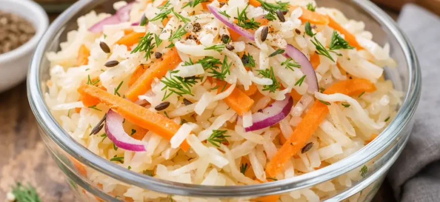 Salată de varză murată de post