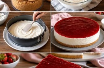 Acest cheesecake pufos fără coacere dispare de pe masă mai repede decât poate îngheța