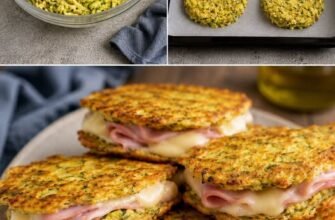 După o astfel de rețetă, nu vei mai vrea să gătești sandvișuri obișnuite – dovleceii, brânza și șunca creează o combinație incredibil de delicioasă.