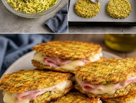 După o astfel de rețetă, nu vei mai vrea să gătești sandvișuri obișnuite – dovleceii, brânza și șunca creează o combinație incredibil de delicioasă.