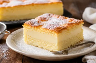 Prăjitură deșteaptă care își face singură crema