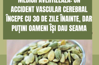 Medicii avertizează: un accident vascular cerebral începe cu 30 de zile înainte, dar puțini oameni își dau seama