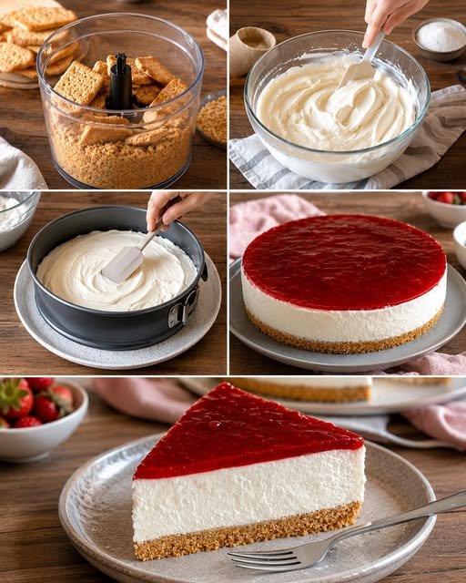 Acest cheesecake pufos fără coacere dispare de pe masă mai repede decât poate îngheța