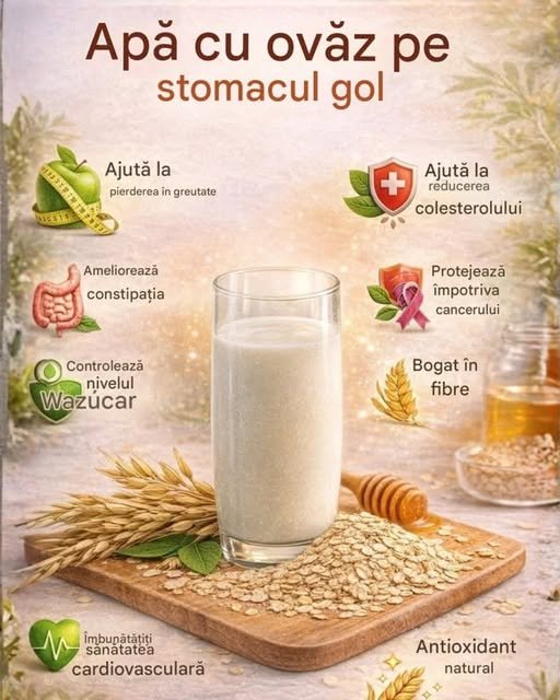 Apă de ovăz pentru slăbit, vezi cum se prepară