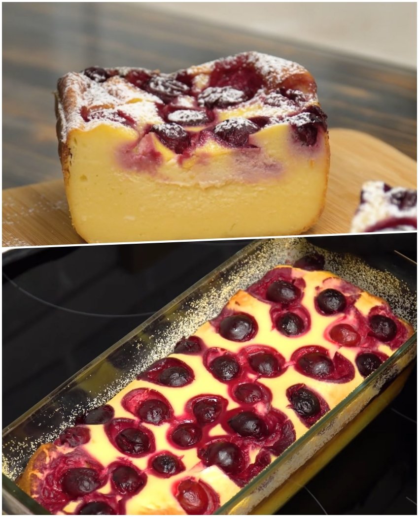 Budincă Fină cu Brânză Dulce și Fructe – Desert Cremos, Ușor și Aromat Budincă Fină cu Brânză Dulce și Fructe – Desert Cremos, Ușor și Aromat