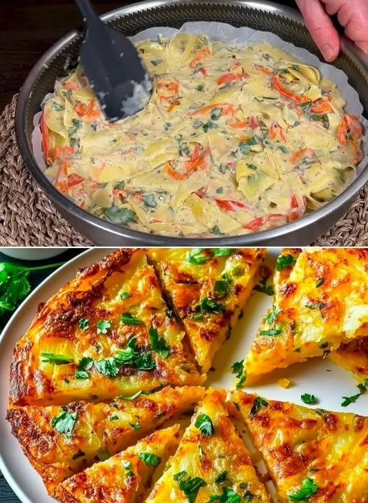 Cartofi copți cu legume și brânză