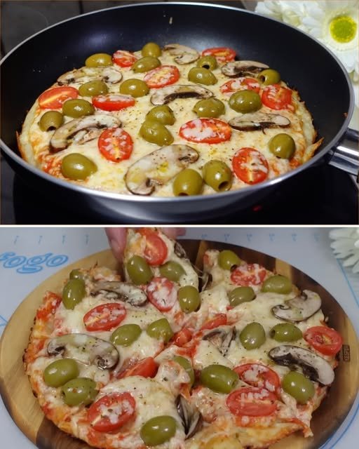 Nu mai cumpărăm pizza! Aluat lichid, Pizza fără frământare - Nu este nevoie de cuptor!