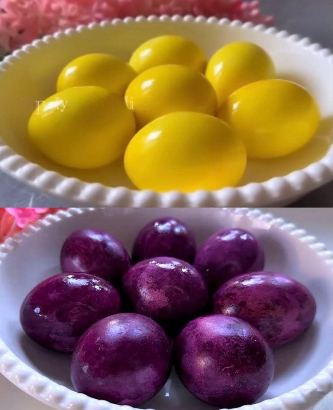 Ouă de Paște vopsite natural Ouă de Paște vopsite natural