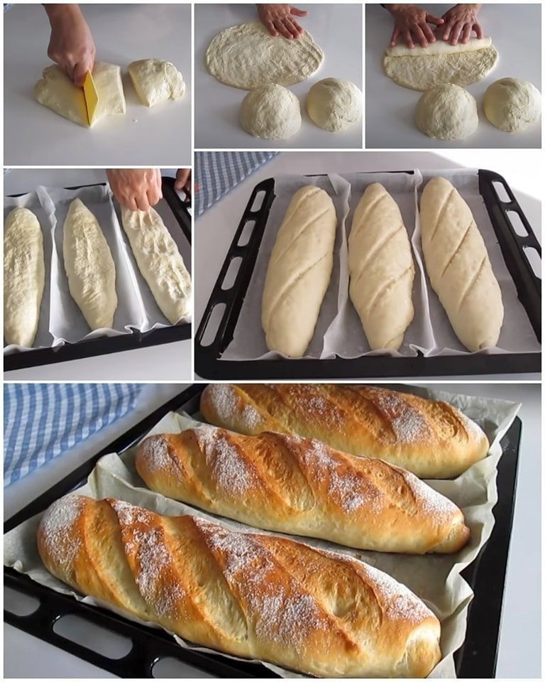 Pâine simplă de casă – rețetă ușoară pentru 3 pâinici aurii și crocante Pâine simplă de casă – rețetă ușoară pentru 3 pâinici aurii și crocante