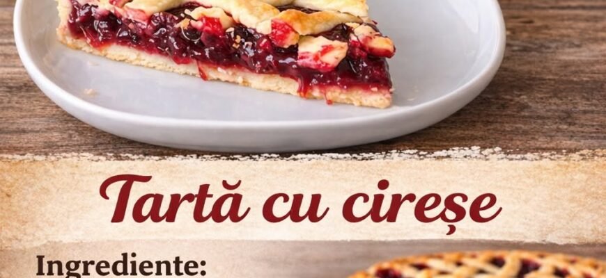 Tartă cu cireșe