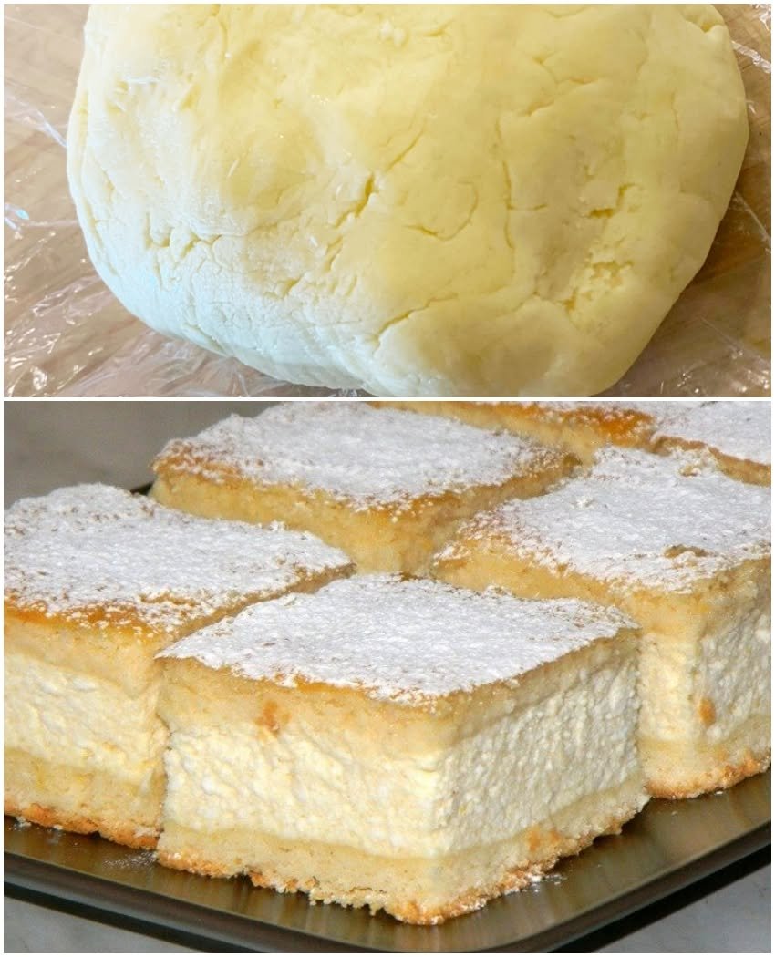 Prăjitură cremoasă cu brânză dulce