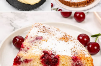ACEASTĂ PRĂJITURĂ MOALE CU CIREȘE ESTE IREZISTIBILĂ 🍒 Pufoasă și ușoară, este perfectă pentru o cafea de după-amiază sau orice moment plin de cireșe