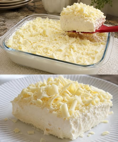 Acest desert alb ca zăpada se topește în gură... si se prepara mai usor decat pare