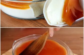 Budincă de lapte cu sos caramel
