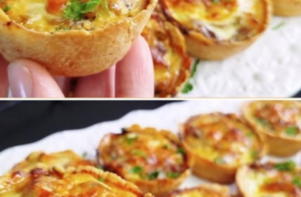 Caut această rețetă de secole! Ușor și delicios! Mini Quiche fără unt!