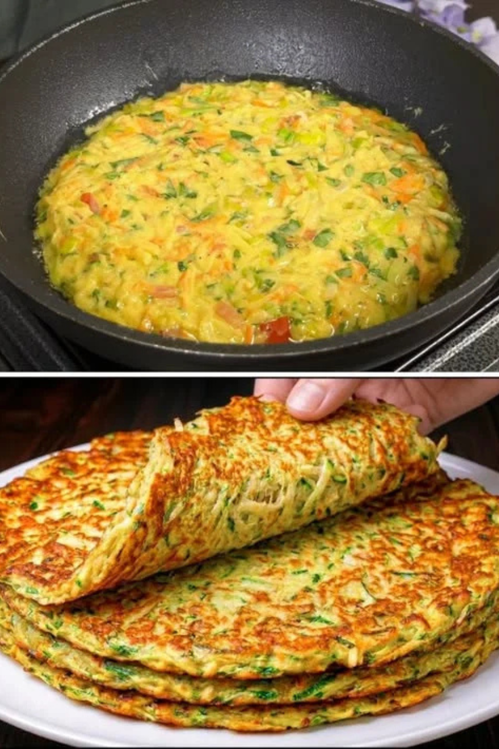 Clătite cu dovlecei rapide, ușoare și irezistibil de delicioase!
