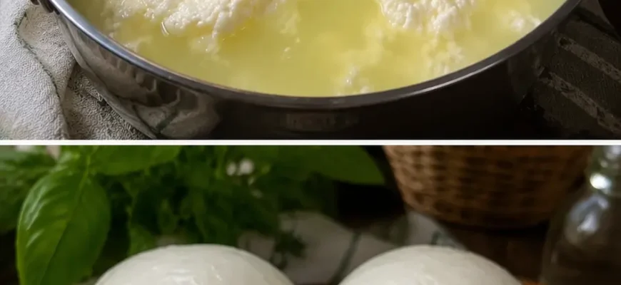 Mozzarella de casă fără cheag