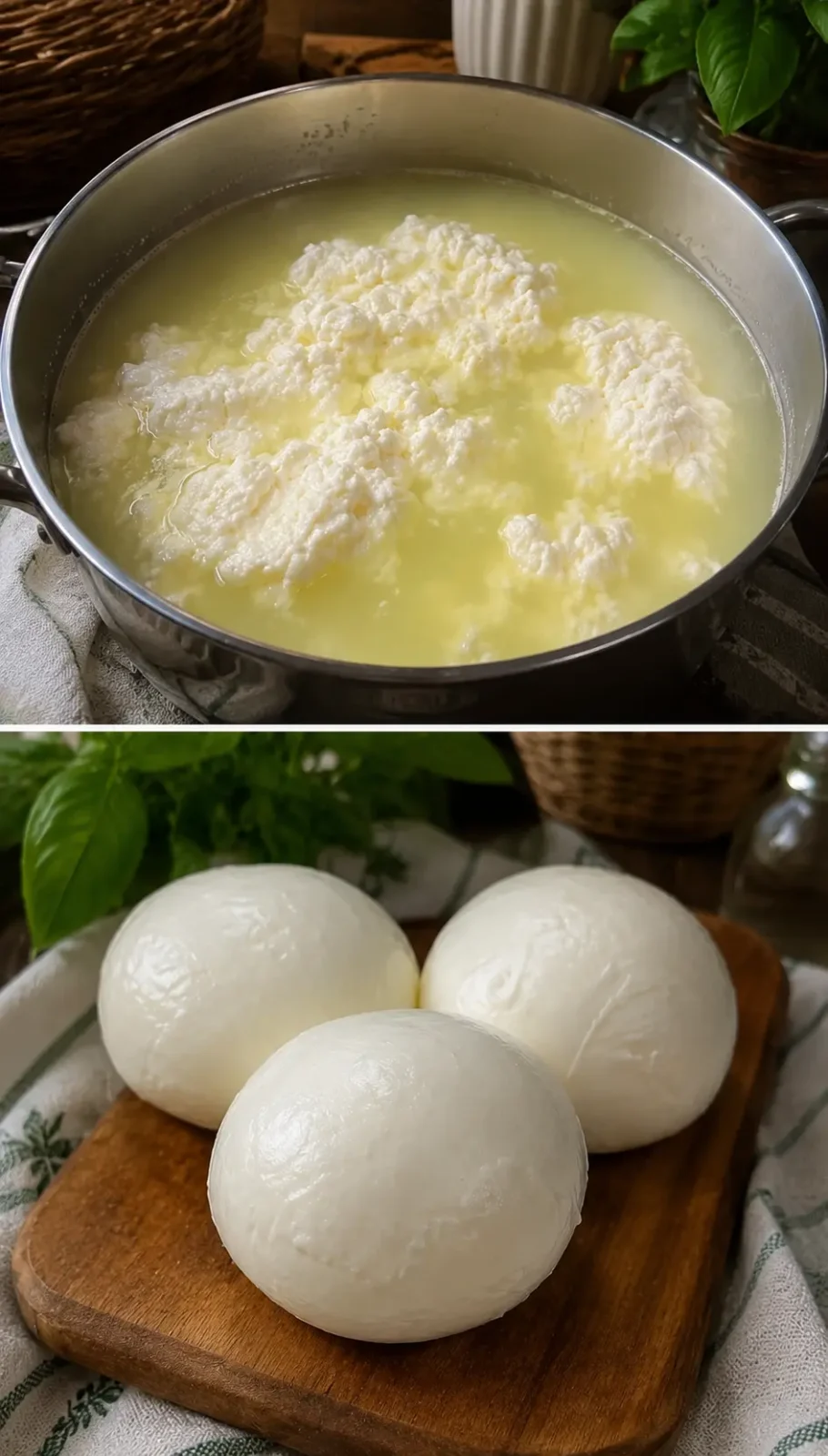 Mozzarella de casă fără cheag