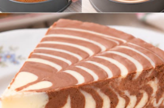 NU ESTE NEVOIE DE CUPTOR! 🦓🍫 Realizat cu un truc genial și ușor de stratificat, acest plăcintă bogată cu brânză zebră este desertul suprem! Cremos, decadent și absolut delicios