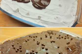 Prăjitură Brownie cu ciocolată și frișcă