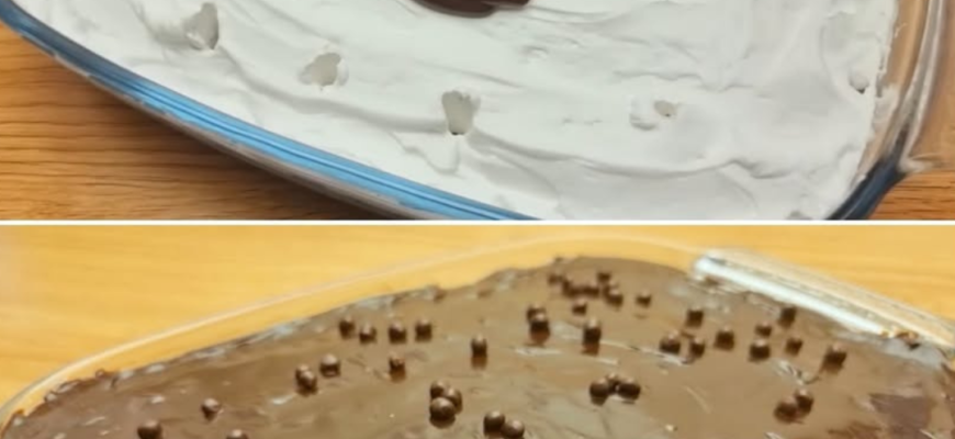 Prăjitură Brownie cu ciocolată și frișcă